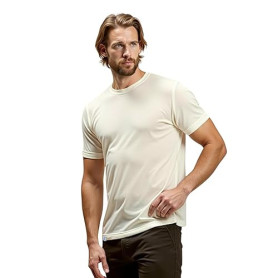 ALPIN LOACKER T Shirt Laine Mérinos pour Hommes de Randonnée en Tshirt Sport Manche Courte