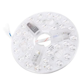 Goshyda Kit d'éclairage LED pour Ventilateur de Plafond de 5,3 Pouces, Panneau de Rénovation Rond 15W de Remplacement, 3000K 420