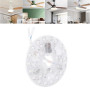 Goshyda Kit d'éclairage LED pour Ventilateur de Plafond de 5,3 Pouces, Panneau de Rénovation Rond 15W de Remplacement, 3000K 420