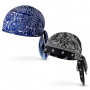 ARYIMYDP Bandana sport rafraîchissant lot de 2 paisley, foulard tête sous casque, bonnet pirate respirant, taille extensible 55-