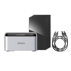 Jackery SolarVault 3 Pro Max Kit Solaire avec Batterie, 2000W (4 × 500W Panneaux Solaires Bifaciaux), 4 MPPT, Plug & Play, Câble