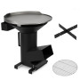 Onlyfire Poêle à fusée 3-1 Réchaud de Camping Multifonctionnel Rocket Stove avec grille de cuisson, plaque de cuisson, Idéal Pou