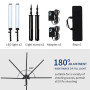 GSKAIWEN Kit d’Eclairage LED Studio de Photographie avec Support de Lumière Trépied et Lumière de Replissage pour Portrait, Vidé