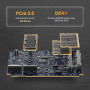 BOSGAME P4 Plus Dual 2.5G LAN Mini PC de Jeu, processeur AMD Ryzen 7 5825U (jusqu'à 4,5 GHz), Windows 11 Pro Mini-Ordinateur, 16