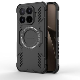 YUXING Coque pour Samsung Galaxy A05 4G – Antichoc Militaire Double Couche TPU+PC, Airbags aux Coins, Magnétique Antidérapante e