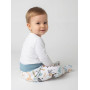 TupTam Pantalon avec Pieds pour Bébé, Lot de 5.
