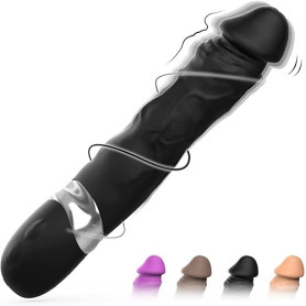 Vibrateurs réalistes pour vous clitoris et G -Spot - vibrateur Silicone AV avec 7 modes de vibration, stimulation de massage Sti