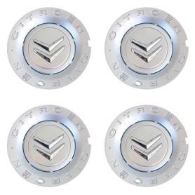 SXDZHK Auto Cache Moyeux pour Citroen C4 2010-2015, Cache Moyeu Centre de Jante Capuchons Cache de Roue Centrale D'emblème Antir