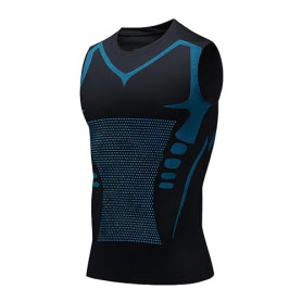 Reiteag Lumoria Tshirt Ventre Plat Compression, Lumoria Debardeur Homme, Tissu Léger, Respirant Et Extensible, Idéal pour L'athl