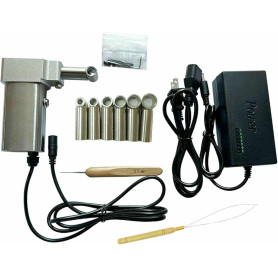 GZYHDC Machine Électrique De Rastres De Main, Kit De Machine De Rastres pour Trancer Cheveux Synthétiques, Machine Portable pour