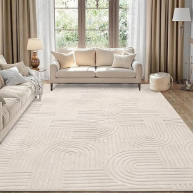 Enyhom Tapis Salon Effet 3D 200 x 290 cm, Extra Epais Moelleux Tapis Chambre Antidérapant Lavable en Machine, Ne Perd Pas Ses Po
