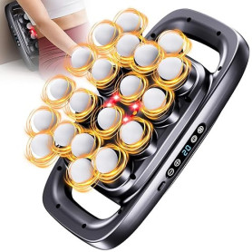 Olubfdh Pistolet de Massage Musculaire Tissu Profond avec 20 Têtes, 3 Modes & 30 Vitesses – Massage Gun Professionnel pour Dos,