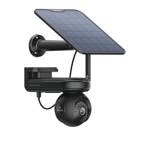 Reolink 4K PT Camera Surveillance WiFi Exterieure sans Fil, 360° Suivi Auto, Autonomie de 500J, Pré-Enregistrement, Détection In