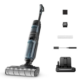 Rowenta X-Clean 5, Aspirateur Laveur sans Fil 2-en-1, Sec et Humide, Autonomie 50 min, Auto-Nettoyage, Séchage 60°C Anti-odeurs,