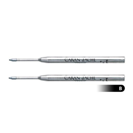 Caran D'ache Goliath Ballpoint Lot de 2 recharges pour stylo à bille Noir