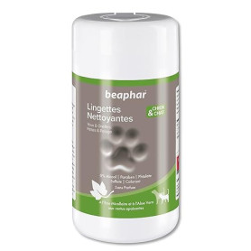 Beaphar – Lingettes nettoyantes Yeux, Oreilles, Pattes et Pelage pour Chien et Chat – Au Calendula aux vertus apaisantes – Facil