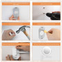 Auxmir Miroir Grossissant Mural 1X/30X, Batterie 3200mAh, 3 Modes Couleur, Bouton Tactile 2 Faces, Miroir Grossissant Lumineux 3