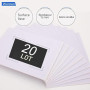 Worown 20 Pièces Carton en Mousse A4 (21.7 cm × 30 cm) - Planches de Mousse Blanc 5 mm pour Présentations, Magasins, Bureaux et