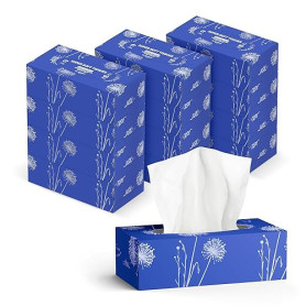by Amazon Mouchoirs en Papier 3 Épaisseurs, 1 080 Feuilles (12 Paquets de 90 Feuilles)