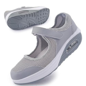 Git-up Femmes Confortable Travail Infirmière Chaussures Antidérapantes Réglable Respirant Walking Buffer Fitness Casual Nursing
