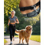 Pecute Laisse Canicross Chien, Harnais Ceinture pour Chien sans Les Mains, Laisse Réfléchissante Anti-Fuite avec Ceinture Lombai