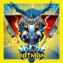 Procos Marvel 10137430 – Set de fête S Batman Rogue Rage – 52 pièces – 16 assiettes, 16 gobelets, 20 serviettes – Vaisselle jeta