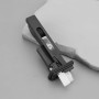 Briny River Verrou de Trappe à Carburant 788276143R Compatible avec Dacia Sandero Noir
