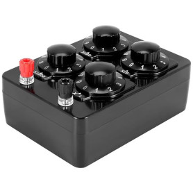 Gokelomg 0-9999 Ohm Simple Résistance Boîte Variable Décennie Résistance Instrument d'enseignement