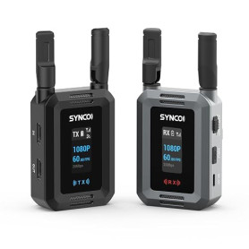 SYNCO XVision Système de Transmission Vidéo sans Fil 1080p 60fps (1TX+1RX) | Seulement 2 W de consommation, 40 ms de latence, po