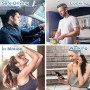 Écouteurs Bluetooth 5.3, Écouteur sans Fil avec 4 ENC Mic Casque Bluetooth Hi-FI Stéréo, 50 Heures Durée de Lecture, IP7 Etanche