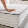 TXO Matelas 140x200 25 cm Épaisseur, Hybride Matelas à Ressorts ensachés, Durable et Antistatique Moyenne Ferme H3 Matelas en De