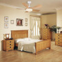Newday Ventilateur de Plafond avec Lumiere Couleur En Bois, 106cm Ventilateur de Plafond avec Telecommande Silencieux, Dimmable