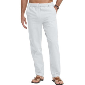 LVCBL Pantalon Homme Été - Léger & Confortable - Pantalon Loisirs/Plage
