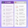 Bande Blanchiment Dentaire Violet, Bandes Blanchissantes pour Dents: 14 Bandes Violettes 7 Paires, Résultat Rapide, Élimine Tach