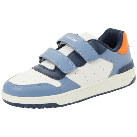 Geox J WASHIBA Boy A Baskets pour garçon Blanc/LT Avio Taille 35 EU