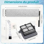 iFloor 5 Breeze Complete Accessoires pour Tineco iFloor 5 Breeze Complete Aspirateur Eau et Poussière Pièces de Rechange 5 Pièce