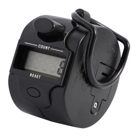 Cabilock Compteur Manuel À Main Numérique Compteur De Doigts Électronique À 5 Chiffres Jusqu’À 99999 Lot De 2 Compact avec Annea
