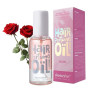 immetee Huile de parfum pour cheveux, Vaporisateur de parfum floral pour cheveux, longue durée, Huile capillaire Hydratation des