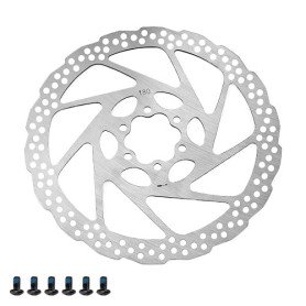 Disque de Frein Vtt, JANDH Disque de Frein de Vélo, 180 mm Disque de Frein Vtt, Disque de Frein de Vélo à 6 Trous en Acier Inoxy