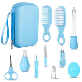 Lictin 12pcs Trousse de Soin Bébé, Trousse de Toilette Bébé, Bébé Naissance | Trousse de Soin Bébé Naissance, Sans BPA pour les 