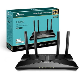 TP-Link Archer AX58 Routeur WiFi 6, Routeur WiFi AX 3000 Mbps bi-Bande, 5 Ports Gigabit, 4 antennes à Haute Performance, WPA3, C