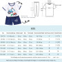 XM-Amigo Ensemble Bébé Garçon et Garçon Enfant, T-Shirt et Short à Manches Courtes, Lot de 3 Ensembles 6 Pièces, Tailles 50 à 13