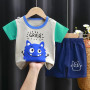 XM-Amigo Ensemble Bébé Garçon et Garçon Enfant, T-Shirt et Short à Manches Courtes, Lot de 3 Ensembles 6 Pièces, Tailles 50 à 13