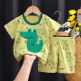 XM-Amigo Ensemble Bébé Garçon et Garçon Enfant, T-Shirt et Short à Manches Courtes, Lot de 3 Ensembles 6 Pièces, Tailles 50 à 13