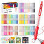 Sonlaryin 90 Couleurs Feutre Acrylique à Pointe Fine de 0.7mm | Stylos Gel Acrylique, Idéal pour Peindre, écrire et créer un Jou