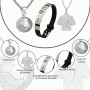 FENGCHUANG 3 Pièces Ensemble D'accessoires de Football, Bracelet C r7, Bracelet de Football pour Garçon, Pendentif Maillot, Coll
