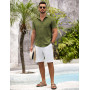COOFANDY Chemise Homme Manches Courtes Été Loisirs Chemises Hommes Légère Plage Regular Fit Chemise avec Poche Poitrine | Chemis