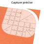 Règle de Couture à Angle Courbé, Règle de Couture à Angle Arrondi - Accessoire de Couture Adapté pour Articles de Couture, Maiso