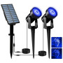 T-SUNUS Lampe Solaire Exterieur, Spot Solaire Exterieur Eclairage Spot Exterieur IP65 étanche Auto On/Off Lumiere Solaire Exteri