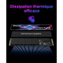 Biwin Black Opal NV7400 M.2 PCIe Gen4 SSD 2 to - Vitesse de Lecture jusqu'à 7400 Mo/s - SSD Interne Professionnel NVMe 2.0 - Sto